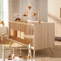 Lits 70X140 Évolutifs*Sauthon Baby's Sweet Home Seventies Lit évolutif 70 x 140 cm de Chêne doré