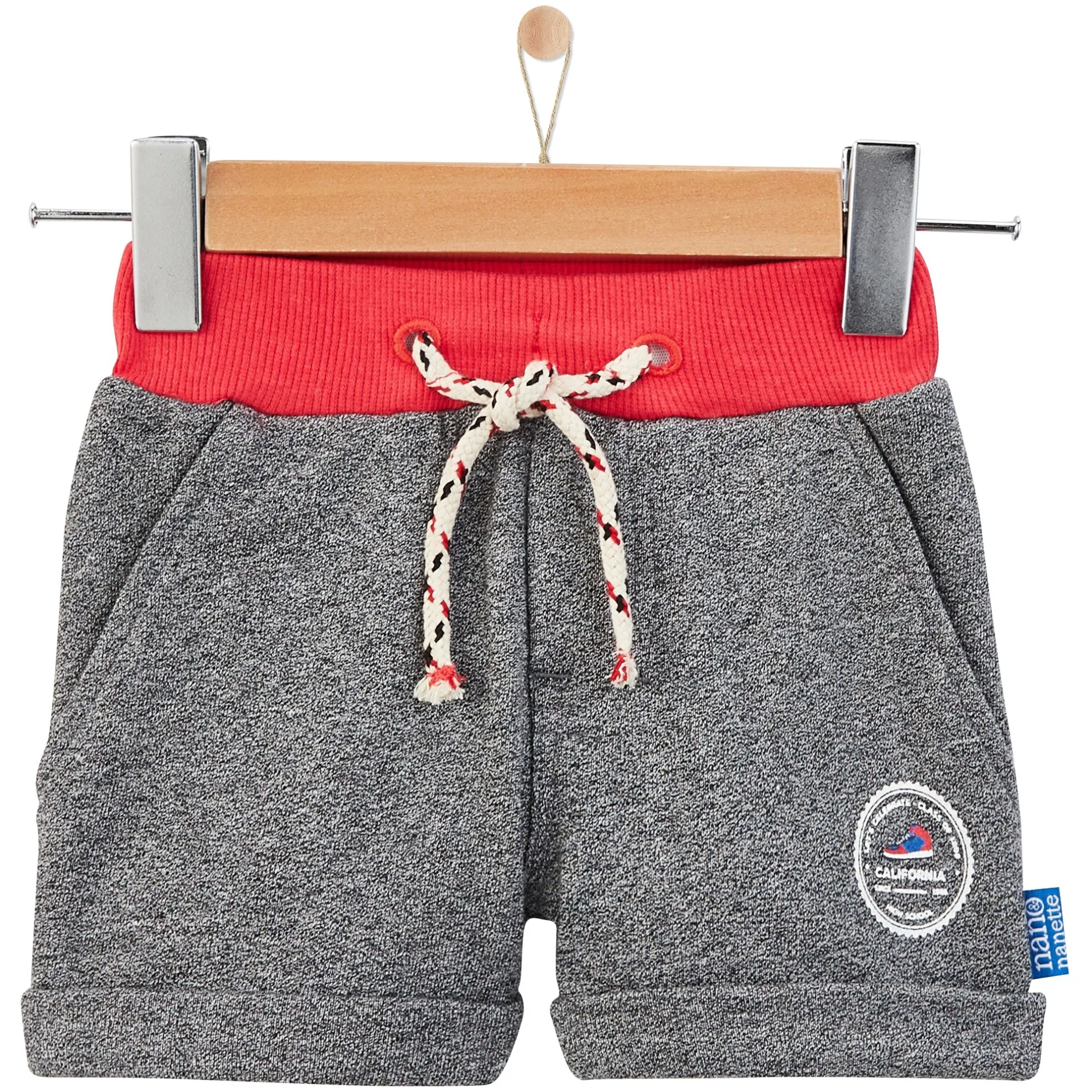Pantalons, Shorts*Nano & nanette Short Santa Cruz 6 mois de Bleu mouline