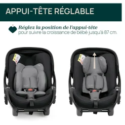 Tout Pour Vos Trajets|Sièges Auto De 0 À 15 Mois*Chicco Siège auto First-Seat Recline i-Size de Black satin