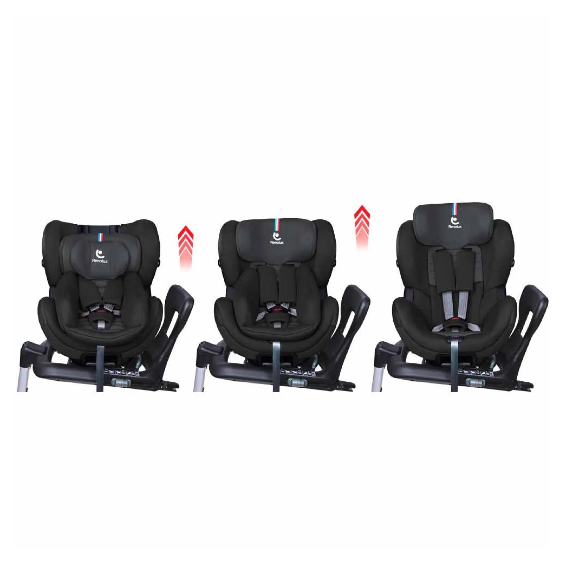 Siège Auto De 0 À 4 Ans Avec Réducteur|Tout Pour Vos Trajets*Renolux Siège auto Gaia+ R129 i-Size Softness de Carbon