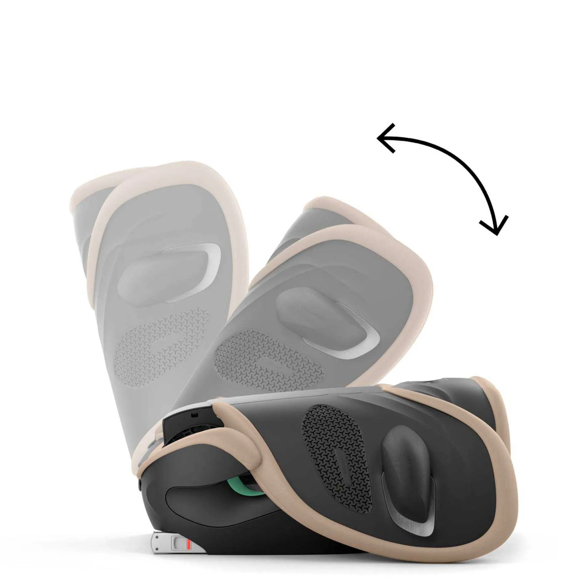 Siège Auto De 4 Ans À 10-12 Ans|Sièges Auto Isofix*CYBEX Siège auto Solution G2 i-Fix de Almond Beige