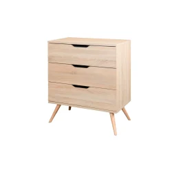 Commodes*Sauthon Baby's Sweet Home Sixties Commode 3 tiroirs de Bois