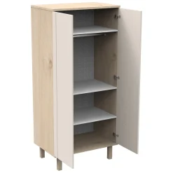 Armoires 2 Portes*Sauthon Baby's Sweet Home Solène Armoire 2 portes de Beige cendré