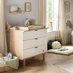 Commodes*Sauthon Baby's Sweet Home Solène Commode 3 tiroirs de Blanc