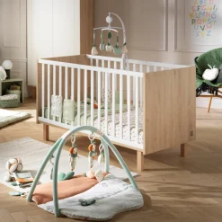 Lits 70X140 Évolutifs*Sauthon Baby's Sweet Home Solène Lit 70x140 évolutif 70 x 140 cm de Blanc