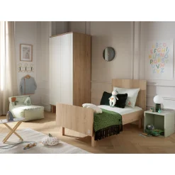 Lits 70X140 Évolutifs*Sauthon Baby's Sweet Home Solène Lit 70x140 évolutif 70 x 140 cm de Blanc