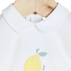 Bodies*Marèse Sous le citronnier Body manches courtes de Linen