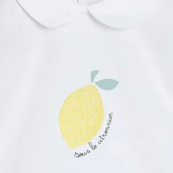 Bodies*Marèse Sous le citronnier Body manches courtes de Linen