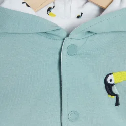 Vestes, Manteaux, Pilotes*Marèse Sous le citronnier Veste en molleton de Vert sage