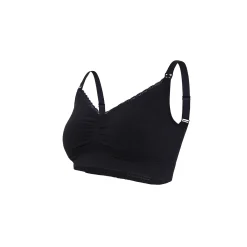 Lingerie|Vêtements*Carriwell Soutien-gorge d'allaitement en coton bio S de Noir