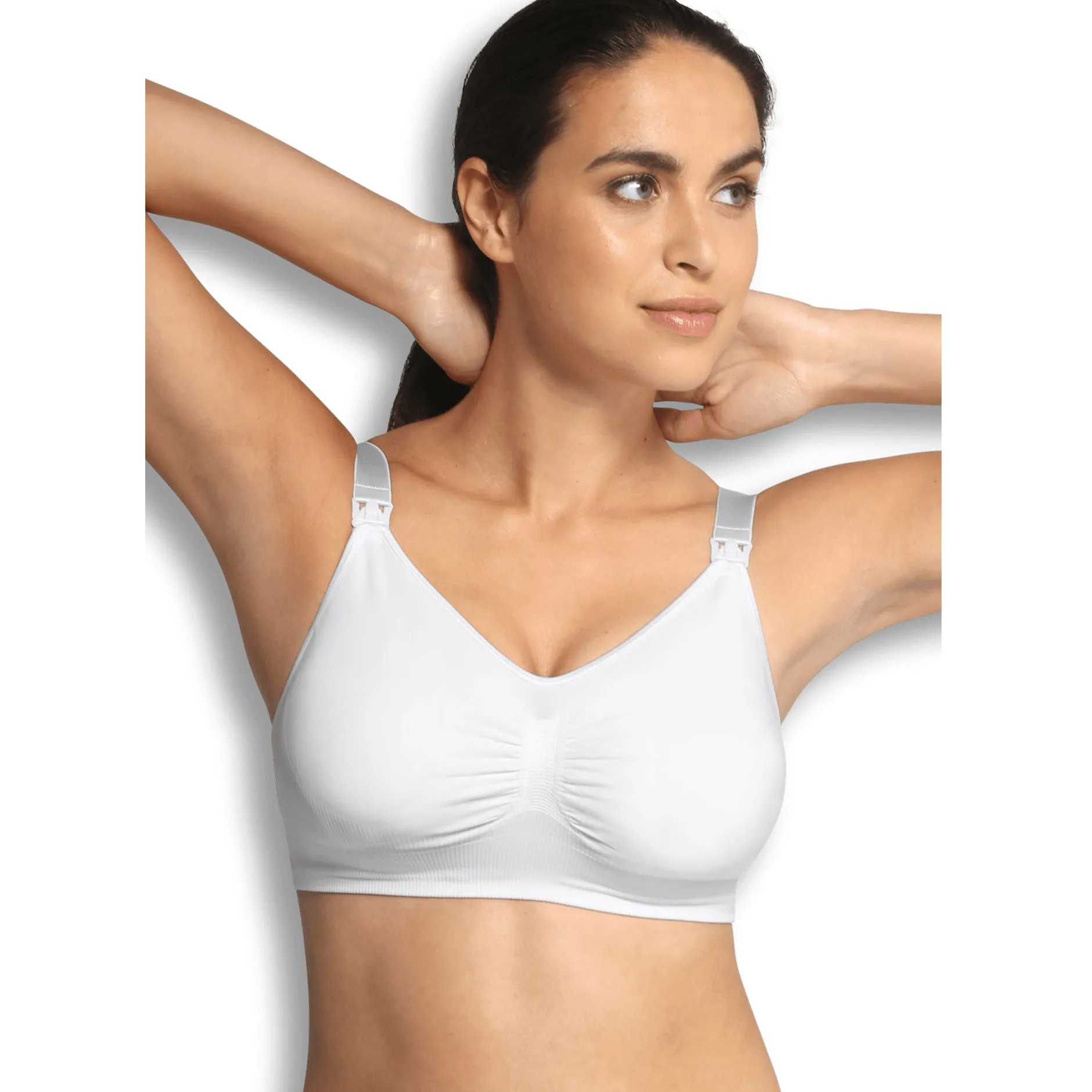 Lingerie|Vêtements*Carriwell Soutien-gorge d'allaitement rembourré sans coutures de Blanc