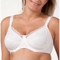 Lingerie|Vêtements*MAIKA Maternity Soutien-gorge d'allaitement avec armatures de Blanc