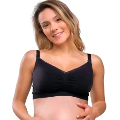 Lingerie|Vêtements*Carriwell Soutien-gorge d'allaitement rembourré carri-gel® L de Noir