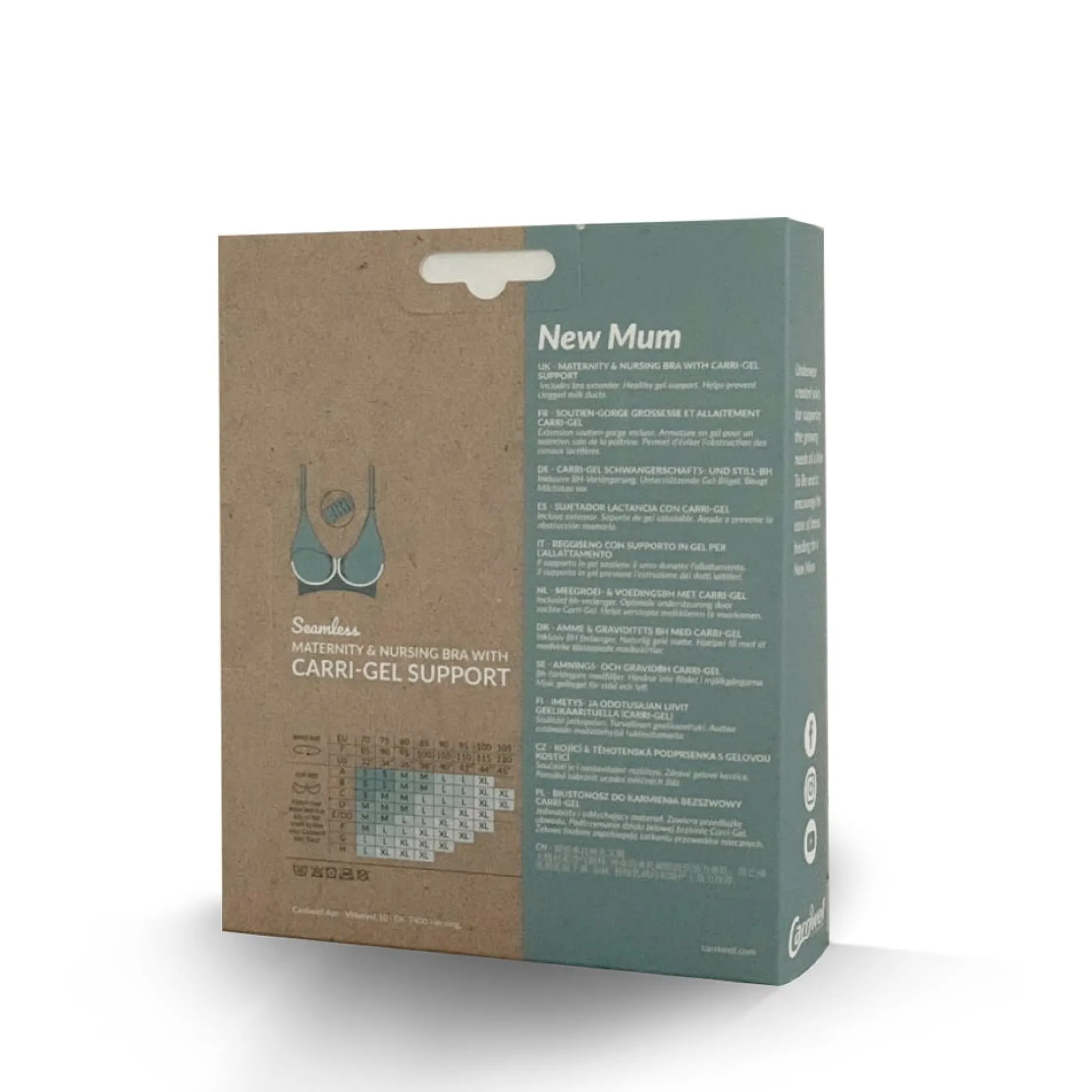 Lingerie|Vêtements*Carriwell Soutien-gorge d'allaitement Carri-gel S de Noir