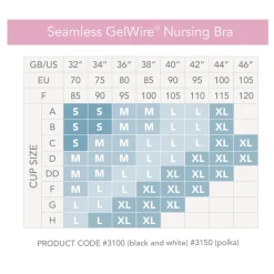 Lingerie|Vêtements*Carriwell Soutien-gorge d'allaitement Carri-gel S de Noir