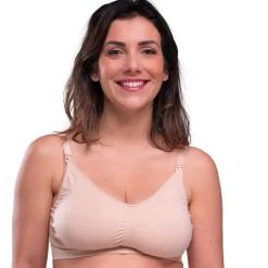 Lingerie|Vêtements*Carriwell Soutien-gorge d'allaitement rembourré sans coutures S de Beige