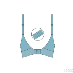 Lingerie|Vêtements*Carriwell Soutien-gorge grossesse et allaitement biologique XL de Blanc