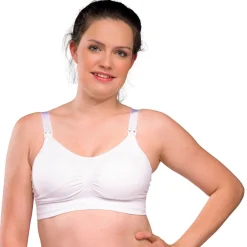 Lingerie|Vêtements*Carriwell Soutien-gorge grossesse et allaitement rembourré XL de Blanc