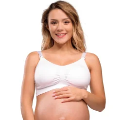 Lingerie|Vêtements*Carriwell Soutien-gorge grossesse et allaitement rembourré XL de Blanc