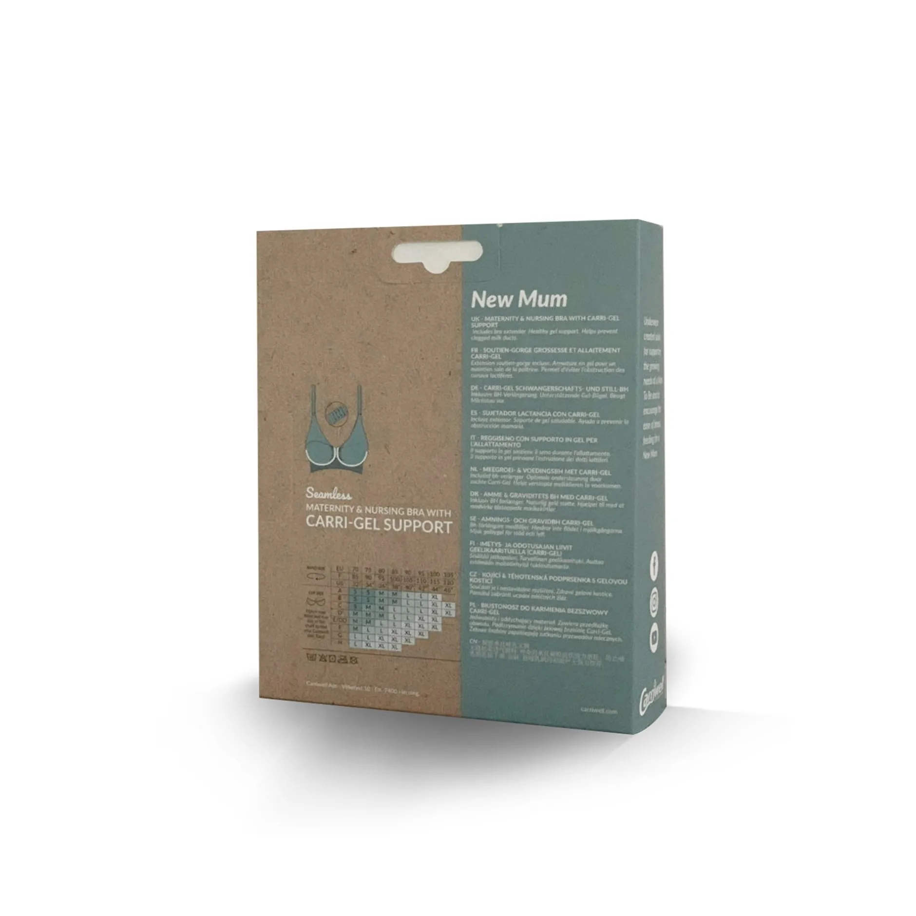 Lingerie|Vêtements*Carriwell Soutien-gorge grossesse et allaitement Carri-Gel de Beige