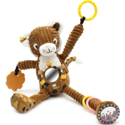 Jouets D'Activités*Les Déglingos Speculos le tigre Peluche d'activités nomade de