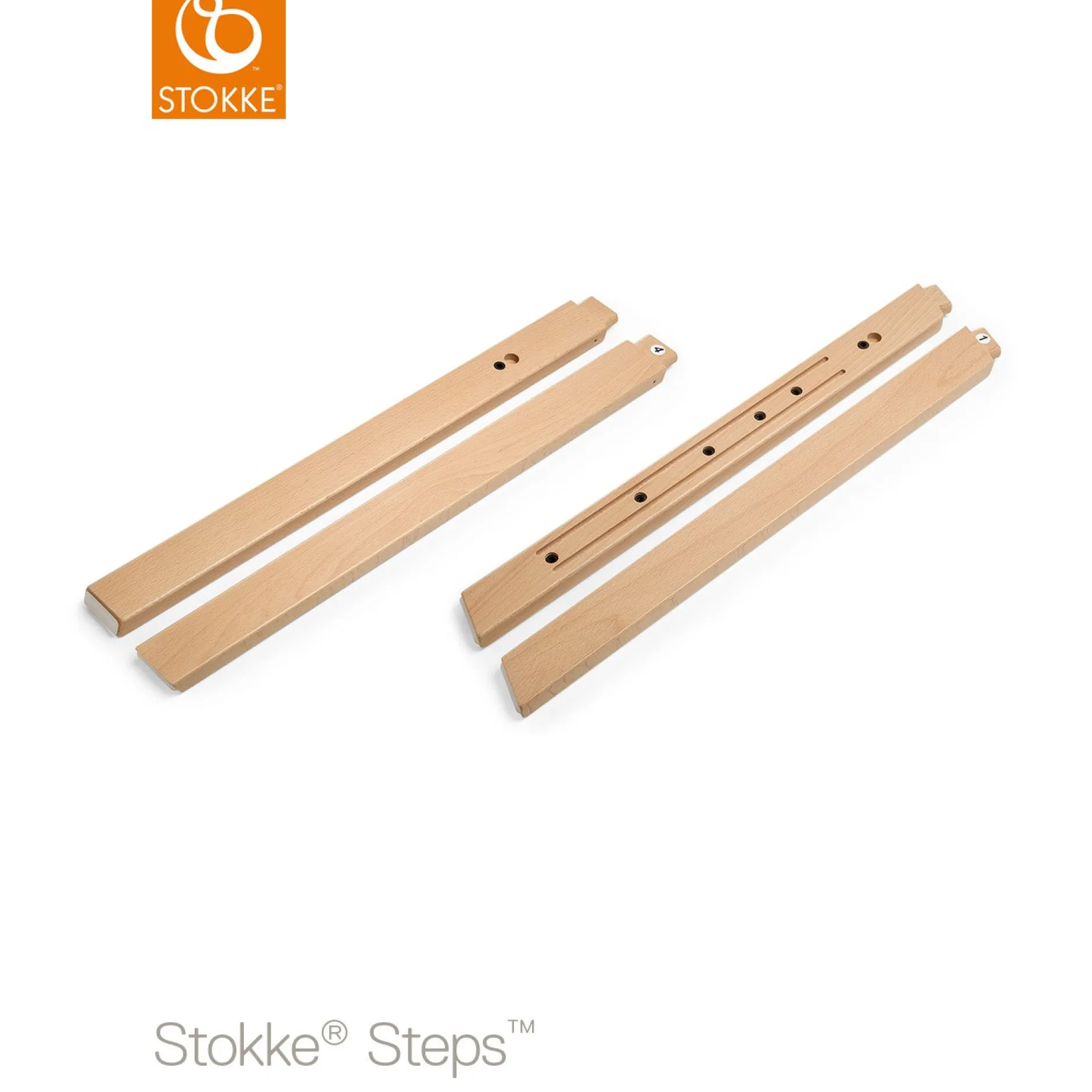 Chaises Hautes Évolutives*Stokke® Steps™ pieds de Gris Brume
