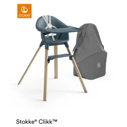 Chaises Hautes Évolutives*Stokke® Clikk™ chaise haute de Fjord Blue