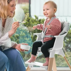 Chaises Hautes Évolutives*Stokke® Clikk™ chaise haute de Black Natural