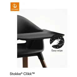 Chaises Hautes Évolutives*Stokke® Clikk™ chaise haute de Noir / Brun chaud