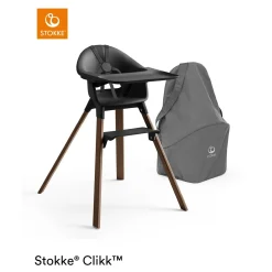 Chaises Hautes Évolutives*Stokke® Clikk™ chaise haute de Noir / Brun chaud