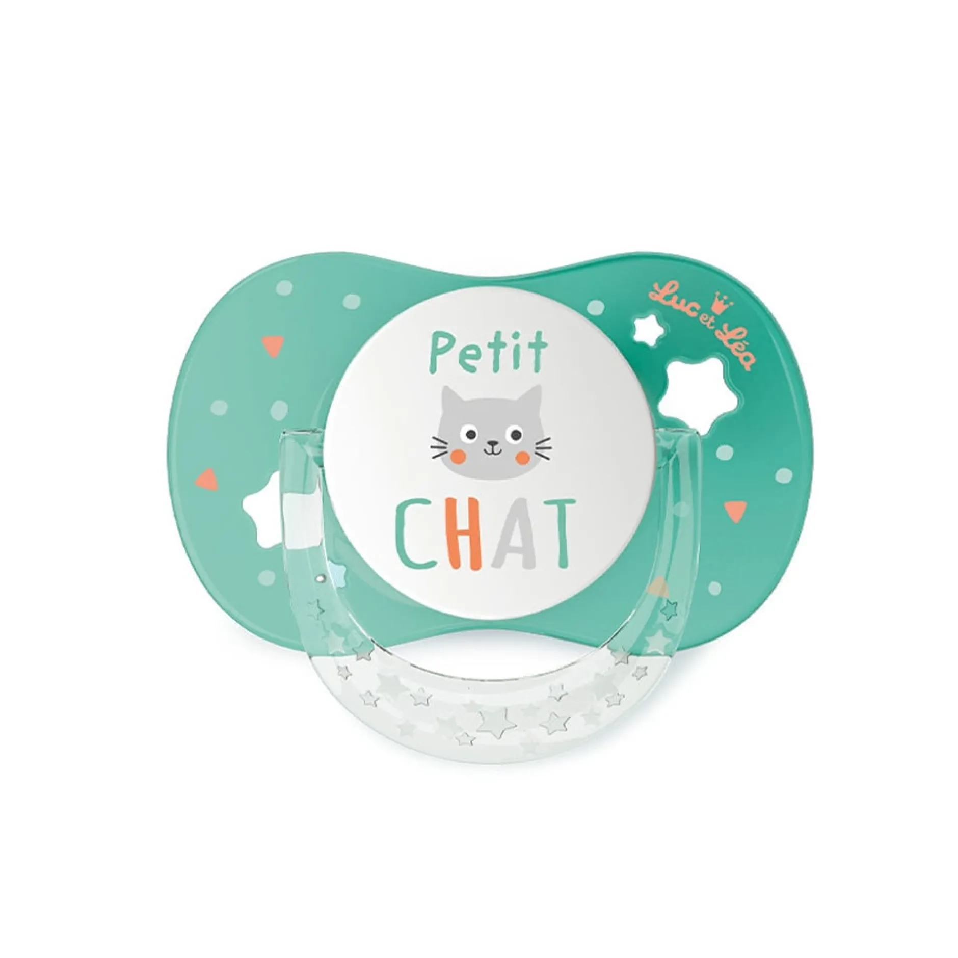 Sucettes*Luc et Léa Sucette Anatomique avec anneau 18 mois + de Petit chat