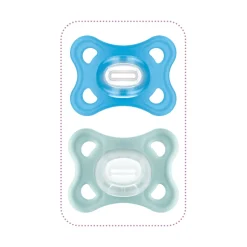 Sucettes*Mam Sucette comfort en silicone 2-6 mois de Bleu