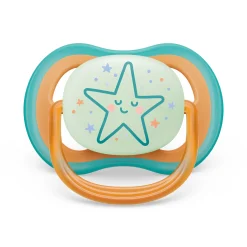 Sucettes*Philips AVENT Sucette Nuit Ultra air 18 mois + de Gris