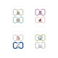 Sucettes*Mam Sucette supreme x2 18m+ silicone + boîte de Aléatoire