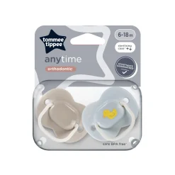 Sucettes*Tommee Tippee Sucettes Anytime, Forme Orthodontique Symétrique 6-18 mois de Aléatoire