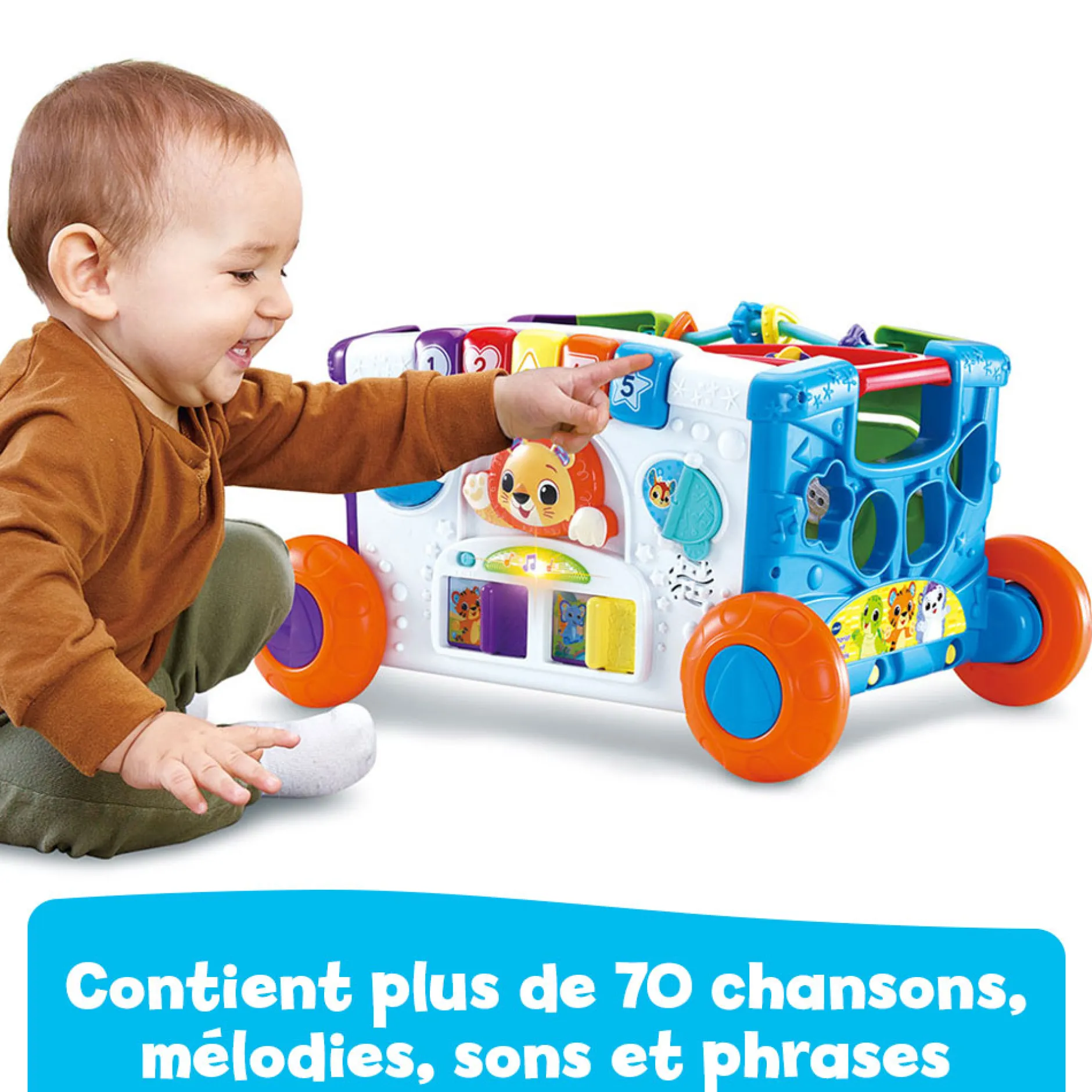 Jouets D'Activités*Vtech Super chariot intéractif multi-activités de