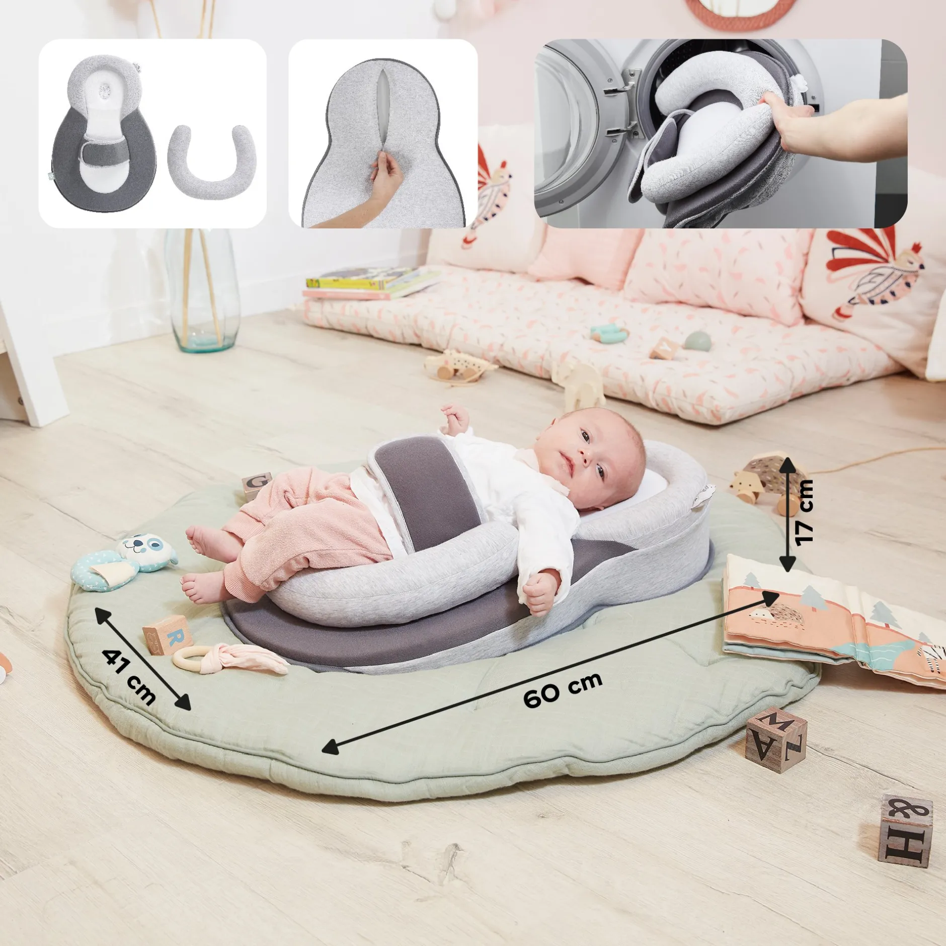 Cales-Bébé*Babymoov Support morphologique Cosydream (+) avec Plan incliné de