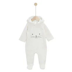 Pyjamas|Pyjamas*P'tit bisou Surpyjama Trousseau Mon Chaton de Écru