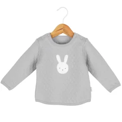 Gilets, Pulls|Gilets, Pulls, Cardigans*P'tit bisou Sweat Lapin Câlin 0 mois de Gris lunar