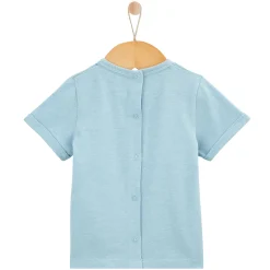 T-Shirts, Polos, Chemises*P'tit bisou Sweet Summer Tee-shirt manches courtes 3 mois de bleu ciel