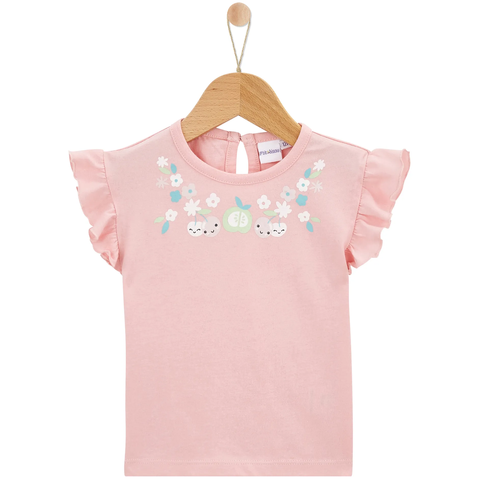 T-Shirts, Blouses, Chemises*P'tit bisou Sweet Summer T-shirt sans manches de Rose