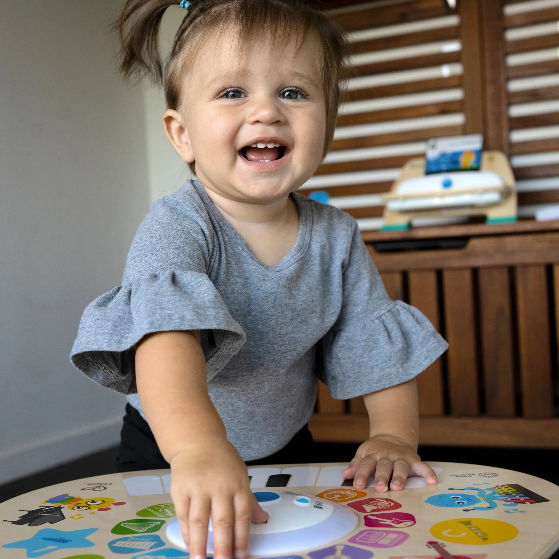 Jouets D'Activités*Baby Einstein Table d'activité magic touch de Bleu/Bois
