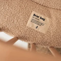 Tapis*Jollein Tapis de parc rond en boucle 95 cm de Naturel