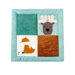 Tapis D'Éveil*Little Big Friends Tapis de parc réversible de Forêt