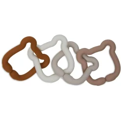 Autres Jouets D'Éveil*Jollein Teddy Bear Jeu d'anneaux en silicone de
