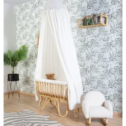 Autres Mobiliers|Fauteuils*Childhome Teddy Chaise à Bascule pour enfant de Ecru naturel