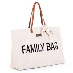 Sacs À Langer|Tout Pour Vos Balades*Childhome Teddy Family Bag de Ecru