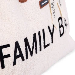 Sacs À Langer|Tout Pour Vos Balades*Childhome Teddy Family Bag de Ecru