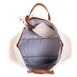 Sacs À Langer|Tout Pour Vos Balades*Childhome Teddy Family Bag de Ecru