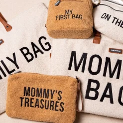 Sacs À Langer|Tout Pour Vos Balades*Childhome Teddy Family Bag de Ecru